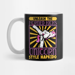 Unicorn does Hapkido Mug